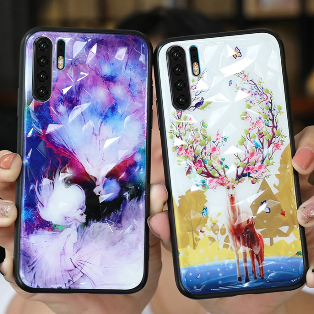 3D Diamond Case For Huawei P30 Pro P20 Lite P Smart 2019 Nova 4 3 3i On Honor 10i 10 8X 8A 8C 7C 7A Y6 2019 Y7 Pro Y9 2018 Case  (10)