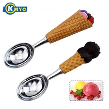 KMYC Новинка шоколад смолы ручка металл совок для мороженного/ложка Мороженое стеки Черпак для фруктов чайник ковш кухня интимные аксессуары