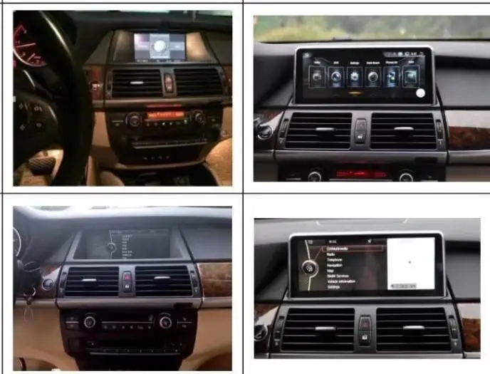 Cheap 10.25" Android9.0 4Gb Ram 32Gb Rom Car Audio For BMW X5 X6 E70 E71 2007--2013 Vedio PC Radio GPS navigation Headunit Monitor Med 2