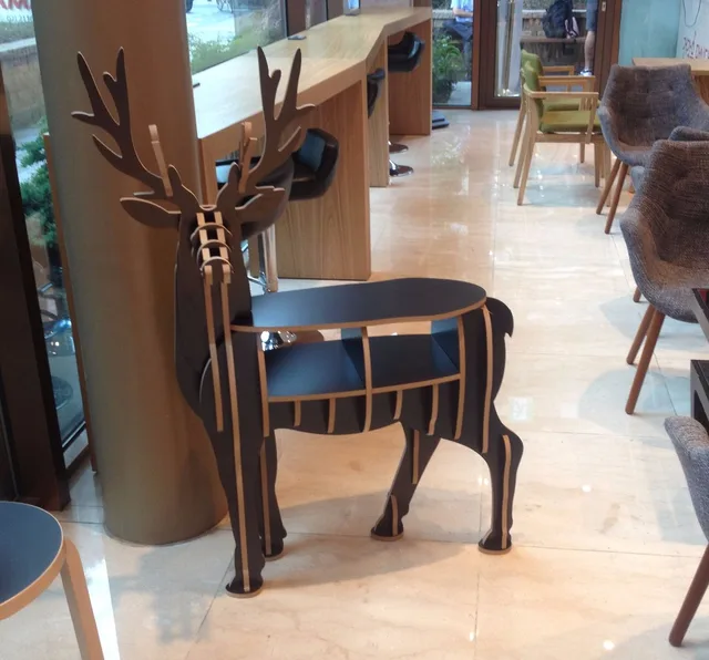 Best Price L95*W38CM*H123CM Wood Puzzles Wooden Animal Elk Handmade Storage Shelves Holder Home Showcase Decoration Wooden Deer Model Best Price L95*W38CM*H123CM Wood Puzzles Wooden Animal Elk Handmade Storage Shelves Holder Home Showcase Decoration Wooden Deer Model