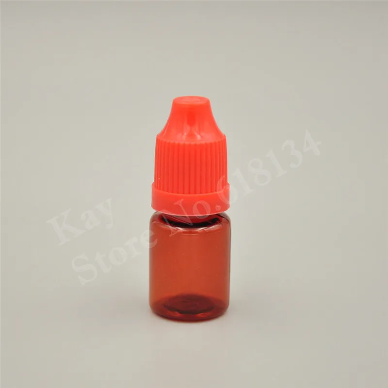 

DROPPER 5ml dropper bottles, amber bottle PET 5 ml, sample e liquid bottle with childproof cap 15000pcs