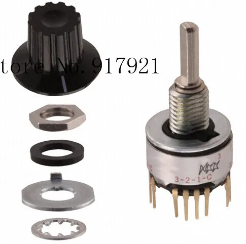 

[ZOB] MRK403-A imported from Japan nkk day open MRT22-A rotary switch MR-K403 rotary switch MRT-22 --5PCS/LOT