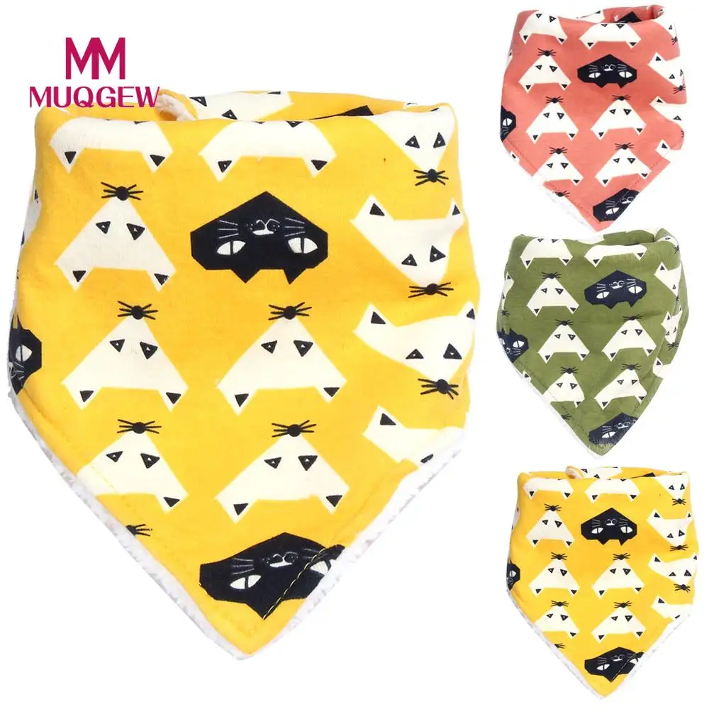 

MUQGEW cartoon baby bids for boy kids long sleeve baby winter bibs for boy children