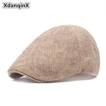 XdanqinX мужские шапки летние ретро дышащие береты модные повседневные кепки с козырьками для женщин мужские Bone Trucker шапка для рыбалки