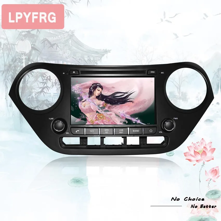 Discount Android 9.0 CAR Audio DVD player FOR HYUNDAI I10 2014-2018  car gps head device unit receiver SAT NAVI 4+64G USB MAP Multimedia 4