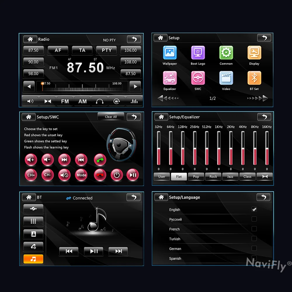 NaviFly автомобильный dvd-плеер радио аудио для GEELY Emgrand X7 GX7 EX7 с gps навигацией BT RDS 1080P видео SD USB карта Микрофон