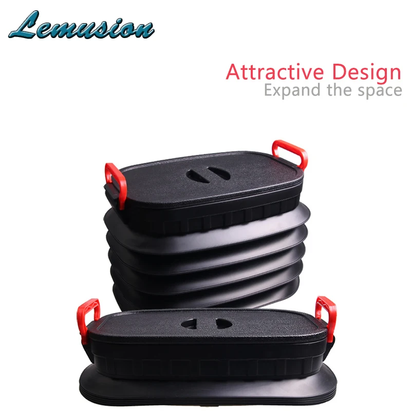 

Car-styling 1X Car Trunk storage box Accesories 18L Multifunction Collapsible For Suzuki swift Lada granta vesta Skoda octavia