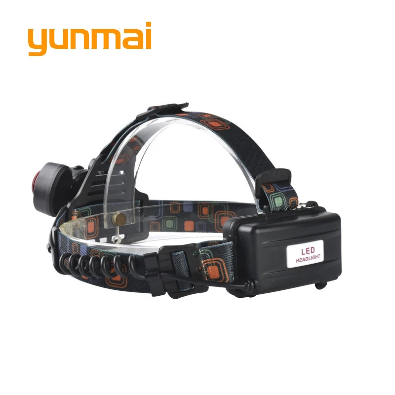 Yunmai Мощный светодиодный налобный фонарь с USB 7000 люмен Новый xml t6 + 2 COB батареей 18650