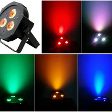 20 шт./лот, ADJ светодиодный par Light 3x15 W RGBAW оттенок 5in1 par38 тонкий плоский дискотечный диджейский DMX Свадьба ночной клуб концертная подсветка