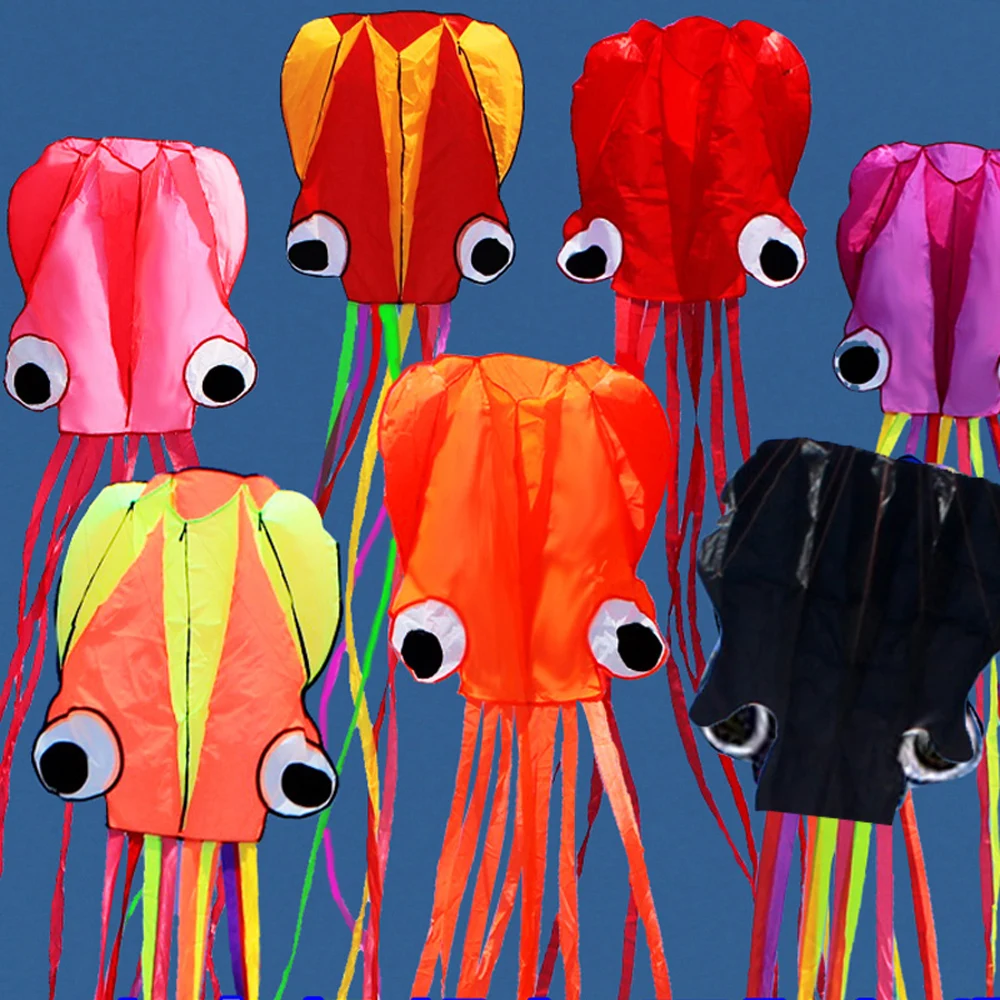 Large Mollusc Octopus With Long Colorful Tail For Children Adults Outdoor Game Activities Beach Trip Great Gift To Kids 400*80cm 2