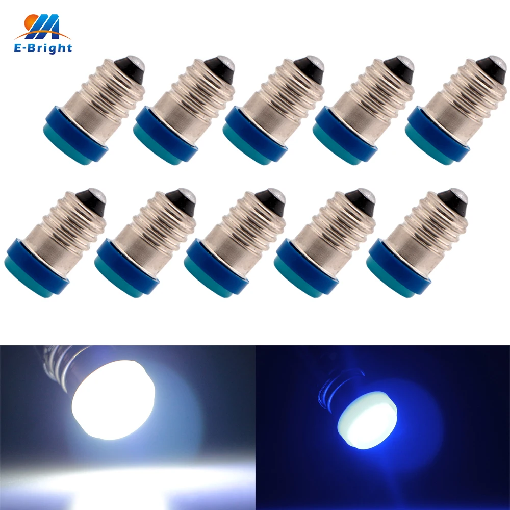 Новинка! 10X E10 1 SMD F10 светодиодный светильник лампа белого света s 12V супер яркий