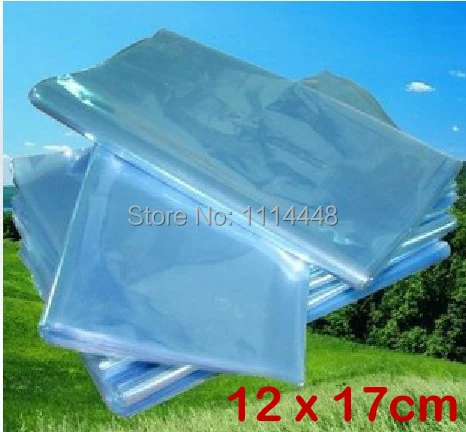 

Термоусадочные пакеты из ПВХ, 12x17 см, 500 шт.