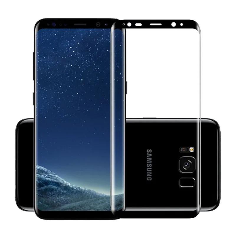 6D изогнутое полное покрытие 9H защита из закаленного стекла для samsung Galaxy Note8 S6 7 Edge S8 9Plus Защитные чехлы для телефонов пленка