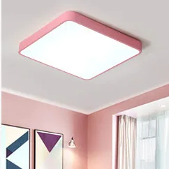 

QUKAU LED ceiling light diameter 40CM 36W 3 colors dimmable remote control round bedroom ceiling lamp living room restaurant ais
