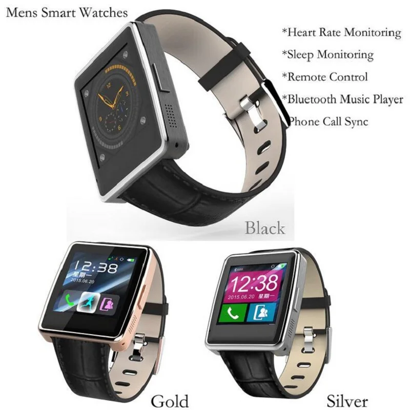 Bluetooth font b Smartwatch b font D11 Watch Smart Watch Wrist Watches For Android Phone Reloj