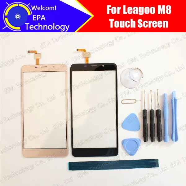 Leagoo M8 дигитайзер сенсорный экран 100% гарантия оригинальная стеклянная панель для