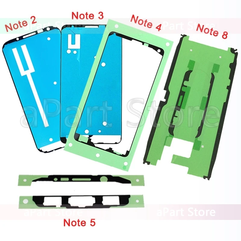 Оригинальный клей для Samsung Galaxy Note 2 3 4 5 8 Neo N7505 Передняя ЖК-рамка средняя рамка