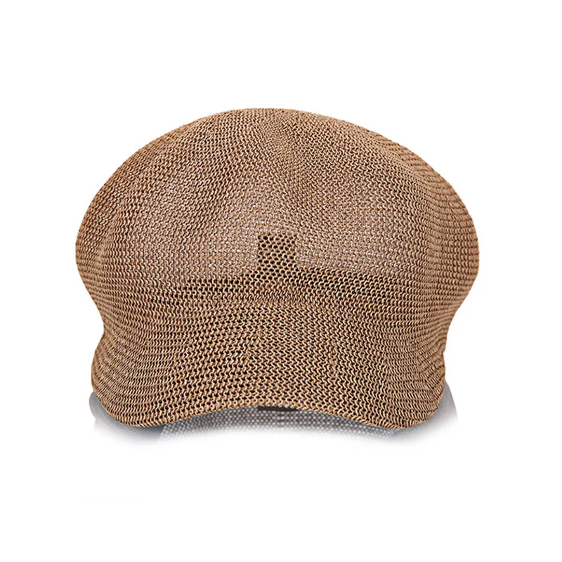 Простая шапка, Освежающая дышащая шляпа от солнца, женская шляпа, модная повседневная Уличная газетная кепка