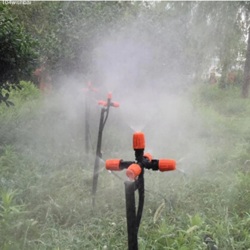 5 head Micro Irrigation System Fog Mist Cooling Nozzle Garden