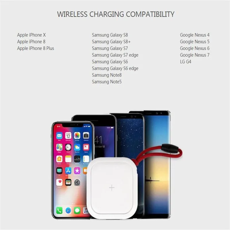 MIPOW 10000mAh Qi Wireless Charger Quick Charge Portable Power Bank For iPhone X Samsung Xiaomi Dual USB Ports External Charger MIPOW 10000mAh Qi Wireless Charger Quick Charge Portable Power Bank For iPhone X Samsung Xiaomi Dual USB Ports External Charger