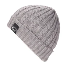 Лидер продаж сплошной полосой Для женщин шляпа Женская зимняя обувь Шапки для Для мужчин спортивные шапочки Кепки трикотажные Boy кос Осень Теплые Для Мужчин's кепки s