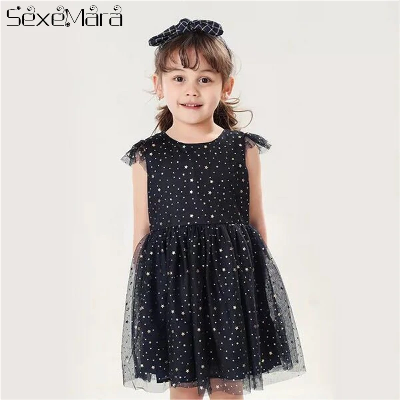 

Cute Girls Dress 2019 New Summer Girls Clothes Lace Princess Dress Children Summer Clothes Baby Girls Dress Casual Wear 3 8Y