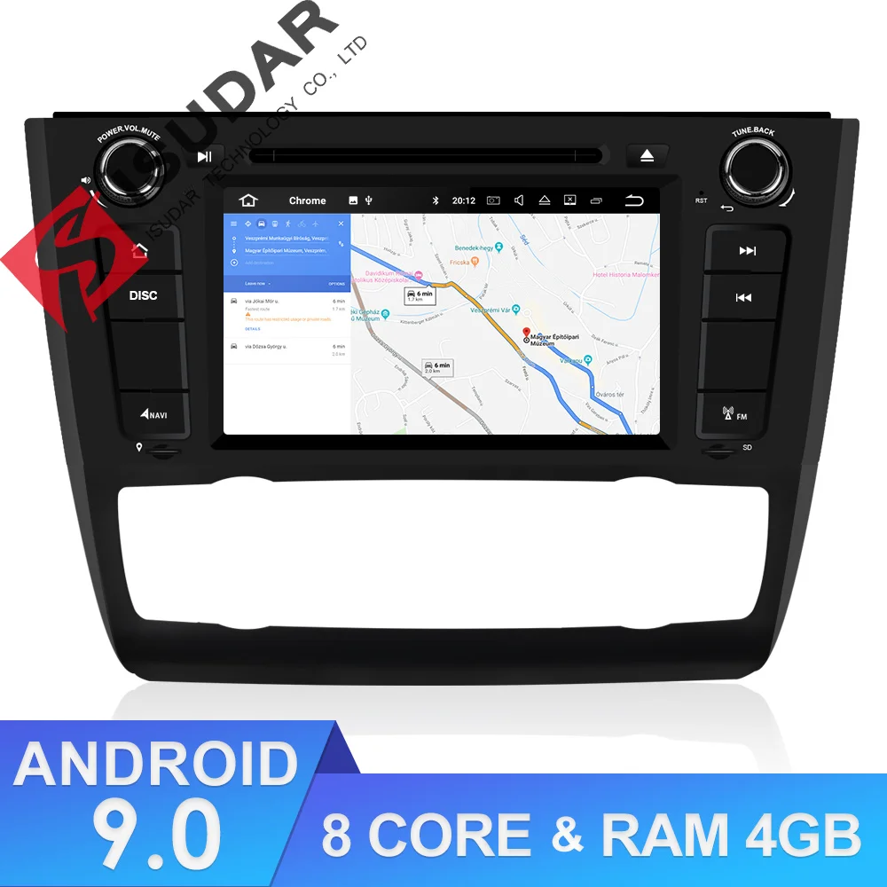 

Isudar Car Multimedia Player 1 Din Android 9 For BMW E81/E82/E88 1 Series Canbus Auto Radio GPS DSP Octa Core USB DVR DSP Camera