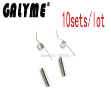 10 компл./лот Горячая ремонт консоли корпус L R Кнопки пружины W/баров Замена для GBASP GBO DMG правая левая кнопка пружины