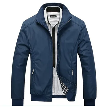 

Slim Zipper Thin Men Jacket Spring Autumn Winter Jacket Bomber Clothes High Quality Jackets