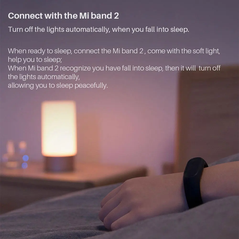Yee светильник Xiaomi прикроватная лампа MJCTD01YL светодиодный светильник Настольная лампа умный светильник с сенсорным управлением bluetooth-соединение для MiHome APP