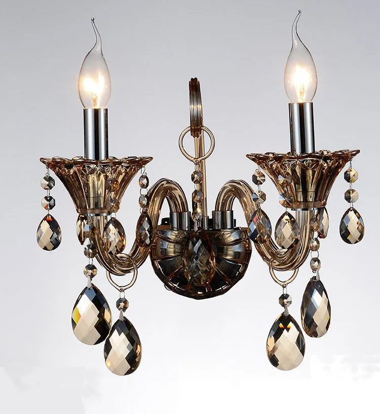 

Luxury Modern Crystal wall Lamps Living RoomTop Grade beside bedside Crystal wall Lamp
