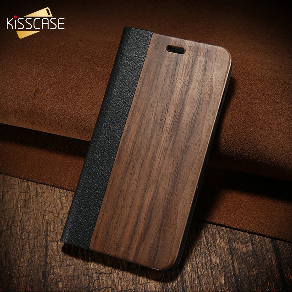 comprar BEIJOS Bambu Caso Flip Phone Para iPhone 5S Se 6 6 s Protetor De Madeira Capa Para iPhone 7 8 Plus X XR XS Max Cartão Wallet Covers