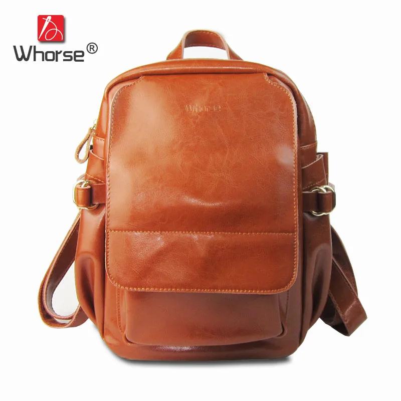 

Brand Vintage Casual Style Genuine Leather Women's Backpacks Large Capacity Women Backpack Ladies Cowhide School Bag W08900