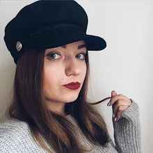 Newsboy, военная Кепка, берет, шапка, женские весенние шапки для мужчин и женщин, Дамская армейская милитарная Кепка, Черная кепка, шляпа моряка