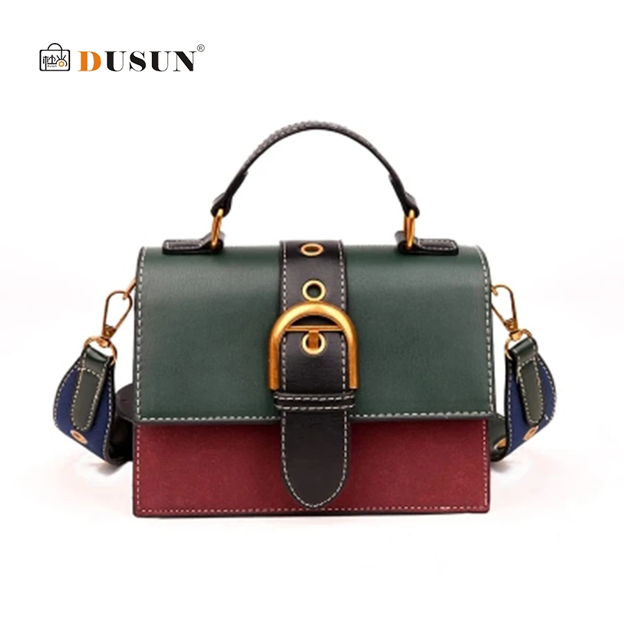 

Bolsos Mujer Chic Crossbody Bags for Women Purses and Handbag 2019 Panelled Shoulder Bags PU Leather Designer Flap sac femme