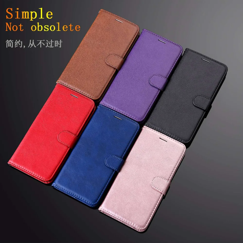 

High Quality Flip PU Leather wallet Cover For Xiaomi Redmi Note 5 6 Pro 7 Vintage Retro case With Card Slot Funda movil etui