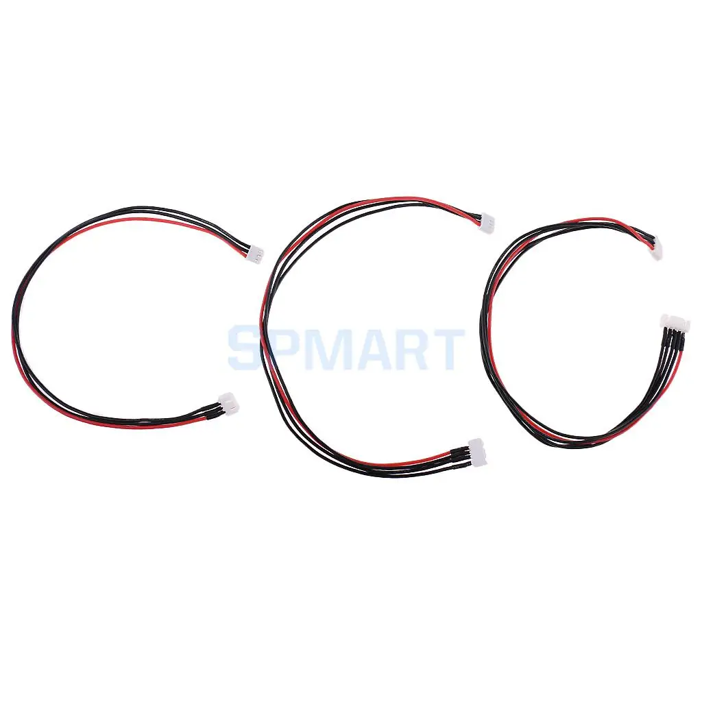 3Pc 2S 3S 4S 300mm Lipo Balance Wire Extension Charged Cable Lead Cord Parts