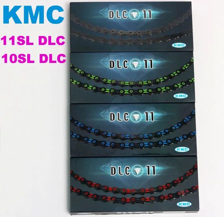 

KMC X11SL DLC Bike Chain X10SL Cycle Bicycle Chain Derailleur Cadena 11V Speed MTB Road X10/X11 corrente parts bisiklet aksesuar