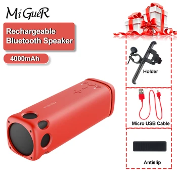 

I2SE Portable Bluetooth Speaker Outdoor Camping Cycling Waterproof Multi-function Subwoofer LED Flash Light 4000mAh Power Bank