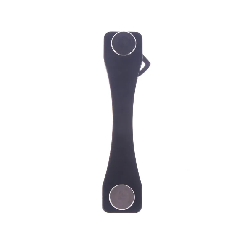 

1Pc Black EDC Key Holder Aluminum Alloy Keychain Flexible Key Holder Clip Holder Clip Keys Bags Rings Organizer Folder