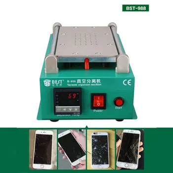 

BEST-988 High Quality Professional Vacuum LCD Touch Screen Glass Separator Machine 110V-220V For phone repair and refurbishment