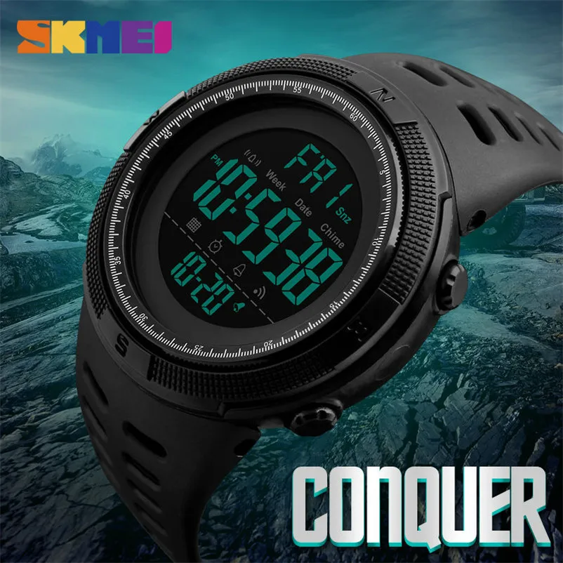 Beste Digitale Horloge Wrist Fashion Sport Horloges Mannen Waterdicht Reloj Deportivo elektronische Horloges Relogio Militar Masculino Saat