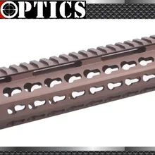 Векторная оптика GEN 3 KeyMod Slim 12 дюймов винтовка тактическая поплавок Handguard рейка крепление жженая бронза AR 15 M4 M16 аксессуары