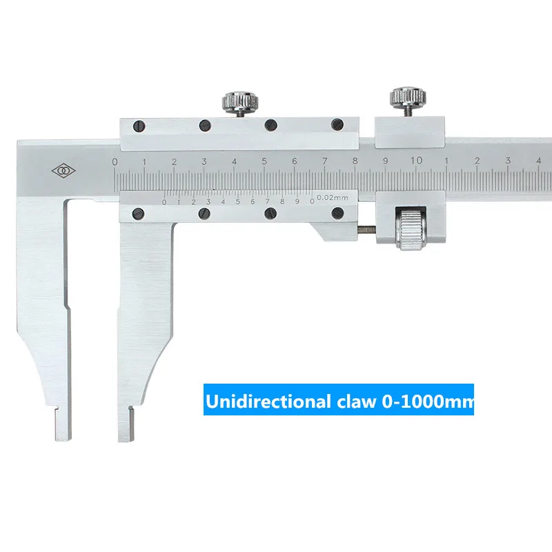Односторонний коготь 0-1000 мм курсорный суппорт масляная маркировочная карта из нержавеющей стали шкала Штангенциркуль