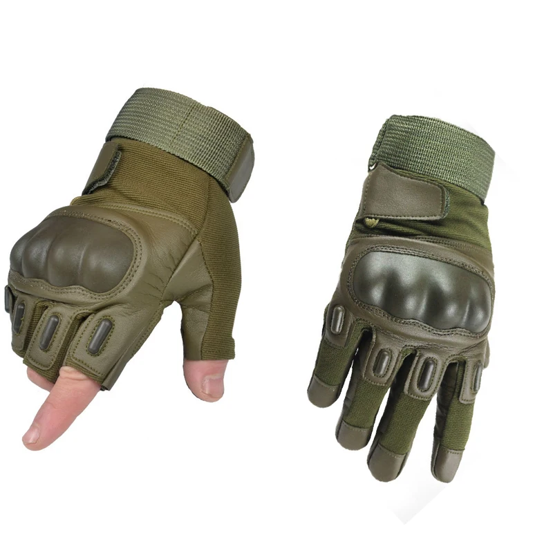 Men's Tactical Gloves Military SWAT Army Half Full Finger Gloves
