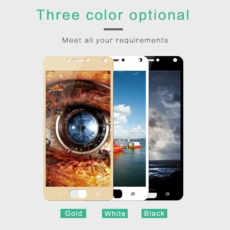 Высококачественное полное покрытие из закаленного стекла для ASUS Zenfone 4 Max ZC520KL X00HD 4Max ZC554KL 5,5 дюймов Чехол-защита для экрана