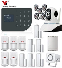 YoBang Security Burglar Alarm System Android IOS APP Remote Control Home Security Intruder Alarm Video IP Camera+PIR Motion