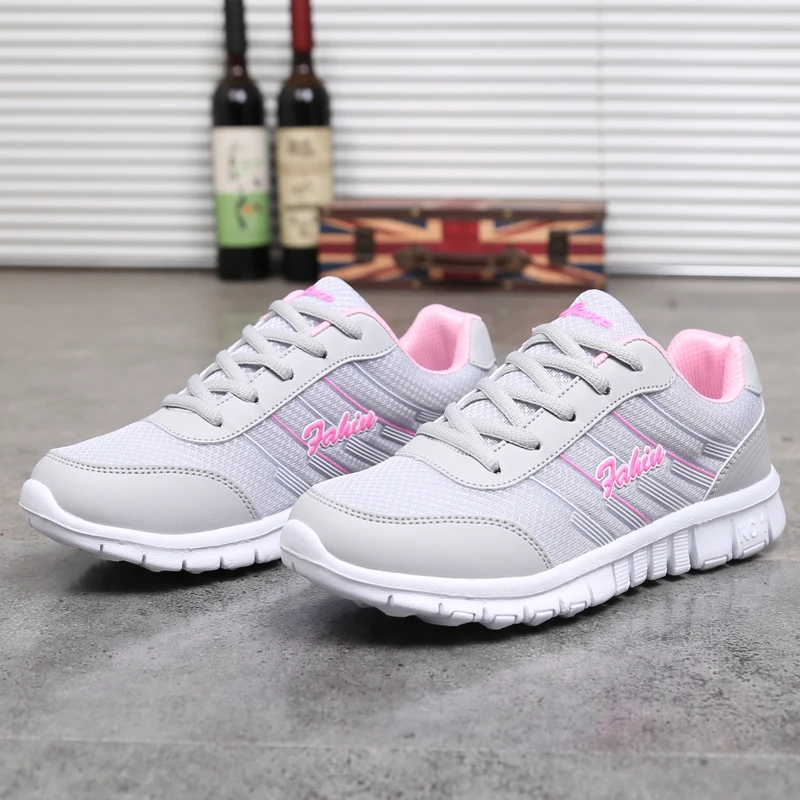 

Women Shoes Hot Sales Sport Shoes Woman zapatos de mujer Mesh Light Outdoors Winter Sneakers Women Jogging Running Shoes Women