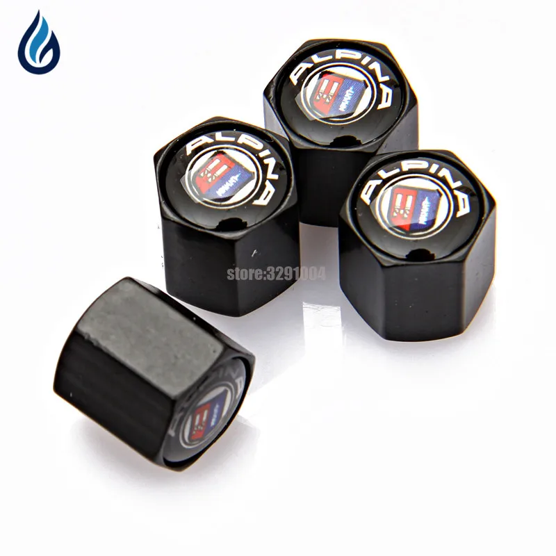 

Car-Styling Wheel Tire Valve Stems Caps Cover For BMW ALPINA Logo E46 E39 E60 E90 E36 X5 E53 F30 F10 E34 E30 X5 E70 F20 E87 M3