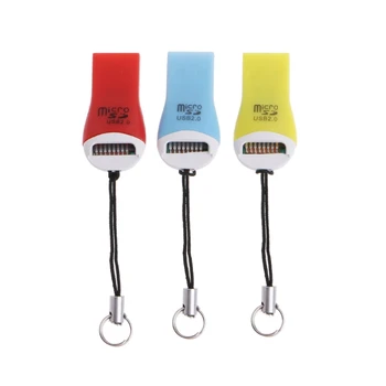 

Whistle Style Mini USB 2.0 Micro SD SDHC SDXC T-Flash Memory Card Reader Adapter - New hot
